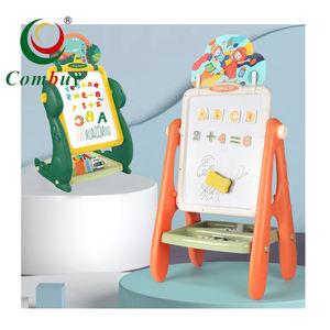 Silinebilir plastik standı raf çift taraflı çocuklar oyuncak çizim yazı tahtası için <span class=keywords><strong>3</strong></span> + yıl - Product Image 2