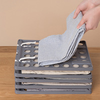 T-shirt Organizer T Shirt Folder Papan Pembatas Pakaian Stackable T Shirt Lazy Man Folding Board Organizer