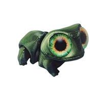 Mainan Katak Lucu Bermata Besar Cetak 3D, Dekorasi Katak Shougong Mini dari Kaca, Hadiah Simulasi Mata Silang-Batas, Cetak 3D Cina