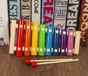 High Quality Wooden Xylophone Children'S Baby Kid Educational 8 Tone Musical Toy For Children Toys