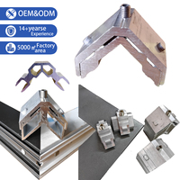 Connecteurs d'angle de fenêtre en alliage d'aluminium au design moderne pour portes et chambres, installation à visser, insonorisés et anti-âge