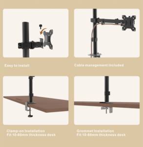 Hot bán Máy Tính 15 "-32" LCD Monitor đứng Bracket bàn Cánh tay chủ cho văn phòng - Product Image 5