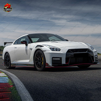 N-Style PP Carrosserie en fibre de carbone Kit Lèvre avant Diffuseur arrière Spoiler Jupes latérales Mise à niveau pour GTR R35