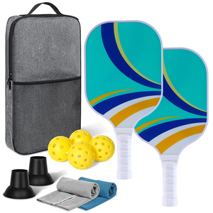 Pickleball Paddles 13.4 Mm Thickness Anti <b>Slip</b> Training Outdoor Sports With Carry Bag And Balls - Product Image 2