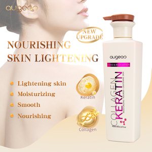 Lotion pour les mains et le corps Augeas Collagen Keratin 450ml, hydratante, nourrissante, éclaircissante pour femmes - Product Image 2