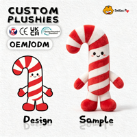 Peluche personnalisée série Noël, sûre, non toxique, très douce et moelleuse, certifiée CE UKCA, recyclée, cadeau mascotte personnalisé, vente chaude
