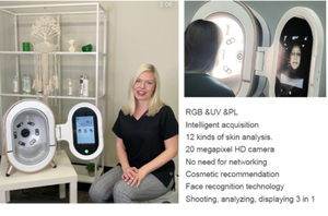 Analizador de Piel Facial 3D Profesional Portátil, Escáner de Diagnóstico de Piel para Medir la Humedad, Grasa y Poros, Equipo para Salón de Belleza - Product Image 4