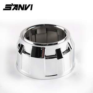 SANVI 2.5 Inch Car Xenon <b>Projector</b> Lens Cover for S8 2.5 Inch WST <b>Projector</b> Car <b>Light</b> Shrouds Decoration Cover - Product Image 2