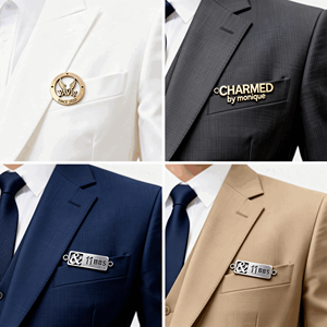 ป้ายโลหะแบบกำหนดเองสุดหรู เป็นมิตรกับสิ่งแวดล้อม พร้อมลายนูน สำหรับเสื้อผ้า กระเป๋า และรองเท้า - Product Image 2