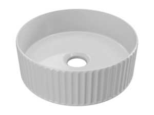 <span class=keywords><strong>Meuble</strong></span>-lavabo sur mesure <span class=keywords><strong>de</strong></span> 180 cm à cannelures avec deux vasques en céramique cannelées, armoire <span class=keywords><strong>de</strong></span> rangement <span class=keywords><strong>de</strong></span> <span class=keywords><strong>salle</strong></span> <span class=keywords><strong>de</strong></span> <span class=keywords><strong>bain</strong></span> flottante incurvée pour villa et hôtel - Product Image 4