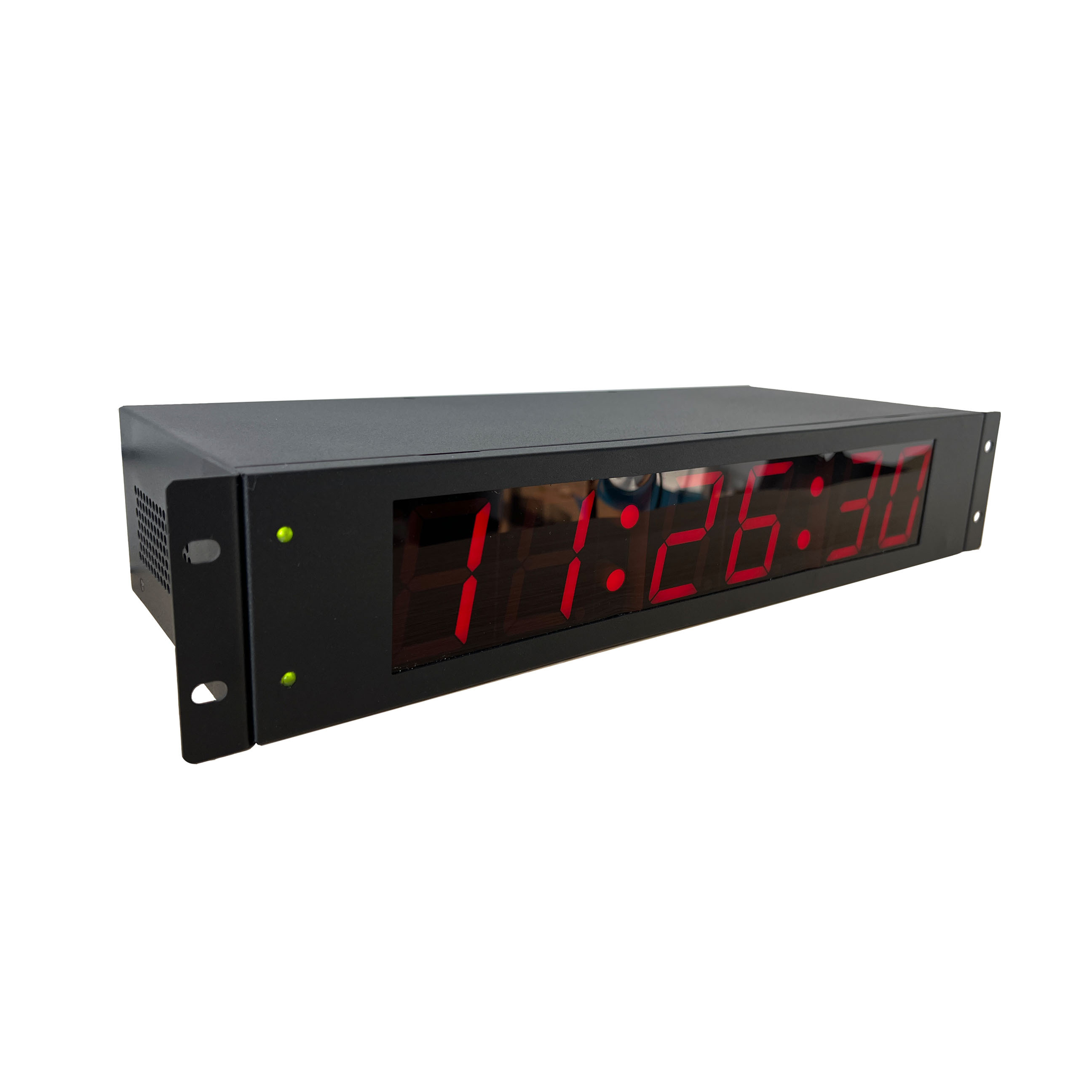 2U Rack-Mounted NTP Clock - 2.3" 6 Digit, Network Synchronized ...