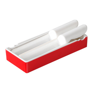 Xiangyuan <b>melamine</b> tableware and <b>plates</b> for commercial hot pot restaurants, imitation porcelain handmade shrimp paste tool set, - Product Image 5