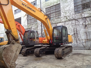 Hyundai-excavadora de orugas 215-7, Original, Hyundai 215, 20ton, en Shanghai - Product Image 2