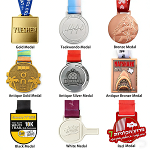Medaglia Personalizzata YUESHEN in Lega di Zinco per Judo, Oro e Argento, BJJ, Jiu Jitsu, Premio Sportivo Unione Africana, Logo Personalizzato, Nastro, Pressofusione - Product Image 5