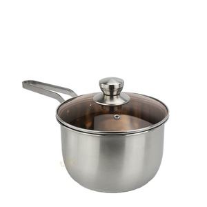 Olla de cocina de acero inoxidable con asas, sartén para salsa, olla de acero inoxidable, estufas de vientre, precio más barato - Product Image 5