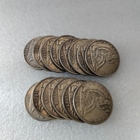 Pièces de monnaie commémoratives répliques plaquées argent US Demi-Dollar avec inscripion 1866-1879 P Mint