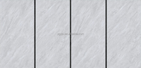 Carreaux de sol en céramique émaillée or 600x1200mm - Design moderne gris brillant pour salle de bain, villa, école et supermarché