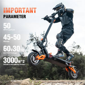Modell H9 3000W*2 Schneller Elektroroller mit Starker Geländeleistung, 60V 30Ah, Faltbarer Professioneller Elektroroller für Erwachsene - Product Image 2