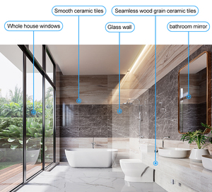 Robot <span class=keywords><strong>Lave</strong></span>-Vitres Intelligent WD8 pour Maison, Nettoyage de Verre avec Pulvérisation d'Eau Atomisée Ultrasonique <span class=keywords><strong>Double</strong></span> <span class=keywords><strong>Face</strong></span> – Vente en Gros - Product Image 5