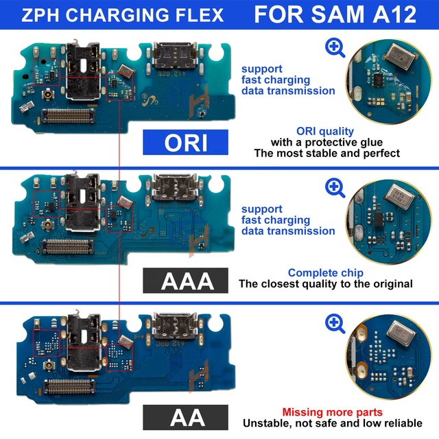 Wholesale Usb Charging Port Flex Cable for Tecno Infinix Itel Samsung Iphone Redmi All Models Mobile Phone Repair Spare Parts