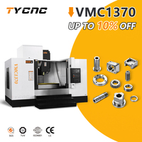 Centre d'usinage de précision VMC1370, centre d'usinage vertical CNC 3 axes BT40, fraiseuse CNC à vendre