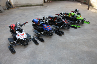 Scooter électrique Snow Racer 48v 20AH 800w avec klaxon/lumière/trois vitesses, motoneige électrique