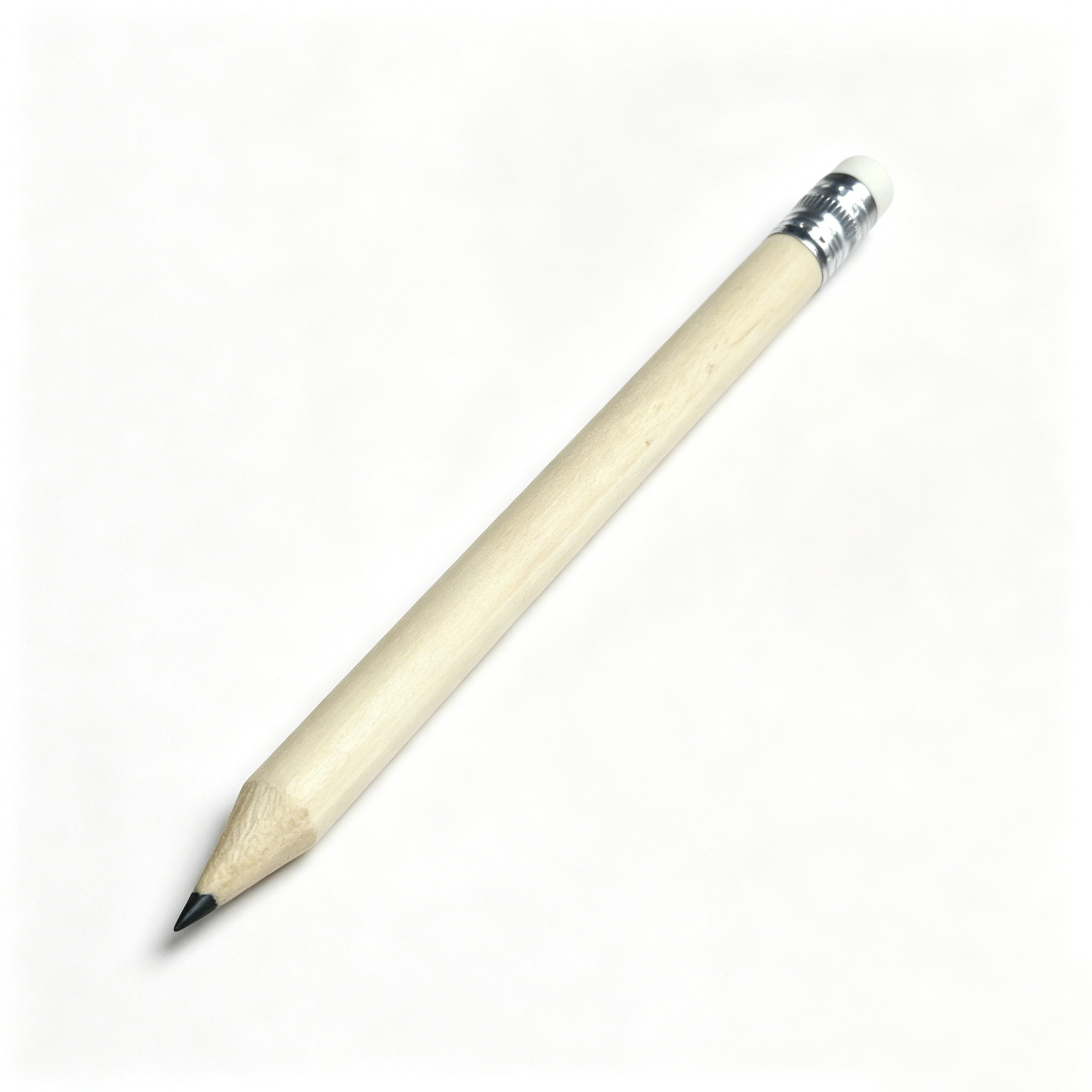 HBNatural Wood Pencils with Eraser