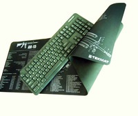 Tapis de souris et de clavier personnalisé grand format, antidérapant, épaisseur 3 mm, pour jeux, bureau et nettoyage