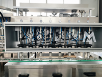 Machine automatique de remplissage et de scellage de sachets stand-up pour liquides, sauces, jus, ligne d'emballage de sachets Doypack à bec verseur