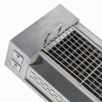 Barbecue électrique en acier inoxydable facile à nettoyer RKMF-TSSK1226, barbecue électrique efficace