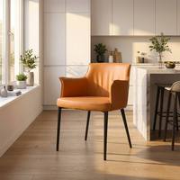 Chaises de salle à manger en cuir PU pour salon, hôtel, salle de réception, événement, banquet, restaurant - Vente en gros usine