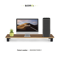 SAMDI nouveau bureau à domicile double écran moniteur de bureau support d'ordinateur riser
