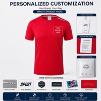 T-shirt Homme Personnalisé avec Logo, Manches Courtes, Col Rond, Coutures Contrastantes, Sportif, Respirant, Uni, Vente en Gros, Été, Décontracté, Léger