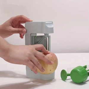 Cortadores Manuales de Verduras y Frutas, Pelador Multifuncional de Seguridad con Lámina Redonda, Pelador y Descorazonador de Patatas y Manzanas, Accesorios de Cocina - Product Image 2