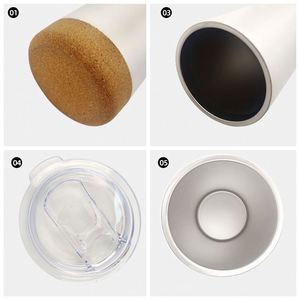 Taza de Viaje de Acero Inoxidable de Doble Capa con Aislamiento al Vacío de 16 oz: Base de Corcho Antideslizante, Tapa a Presión de un Clic a Prueba de Fugas - Product Image 4