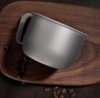 Mug en titane 500 ml, tasse à café ou thé en métal, mini tasse à expresso, ultralégère, durable, portable, pour le camping et la randonnée