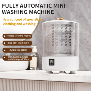 Mini lavadora portátil con alimentación USB y batería para limpiar ropa interior y calcetines - Product Image 3