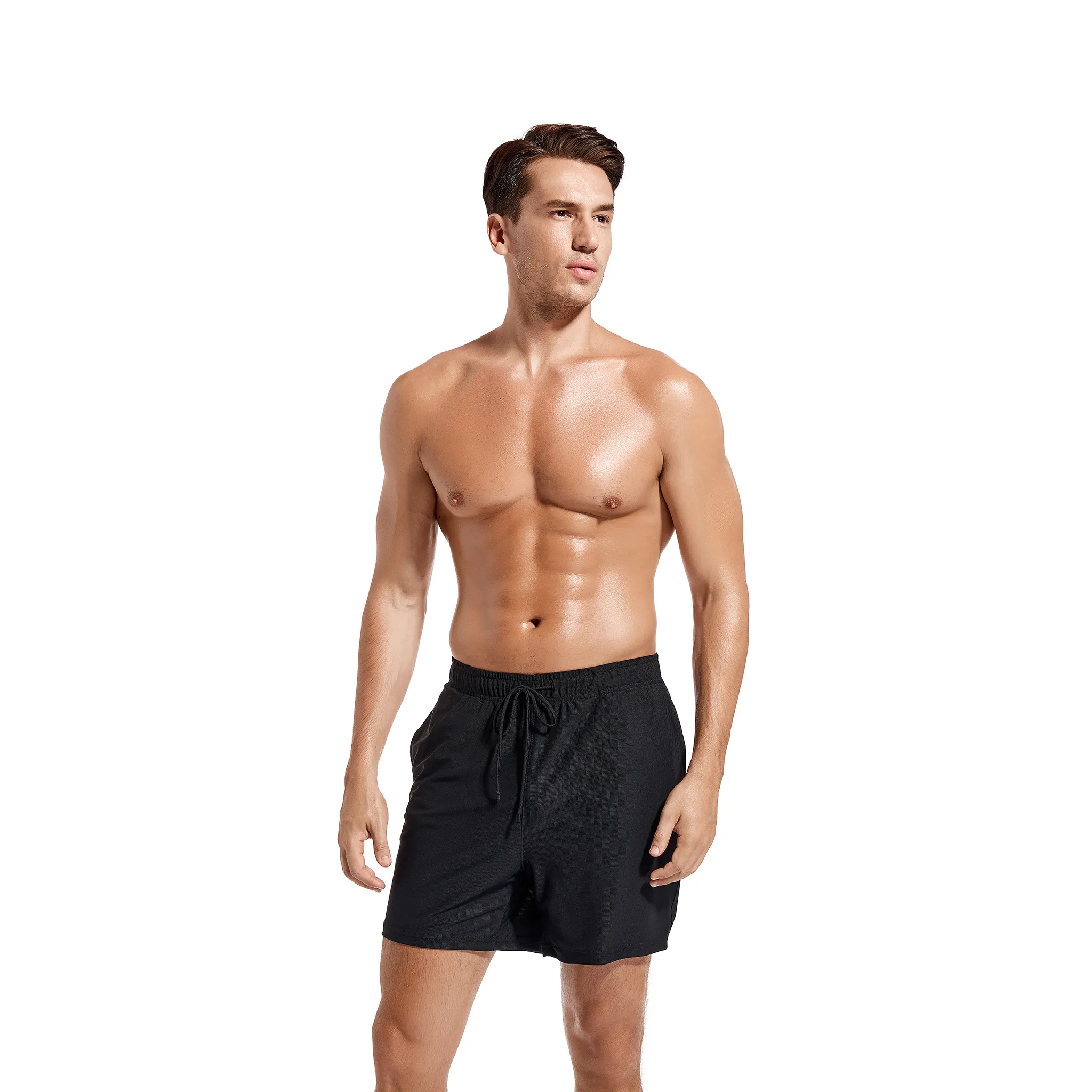 tan through swimwear men's Boardshort Swimming Wear Swim trunks