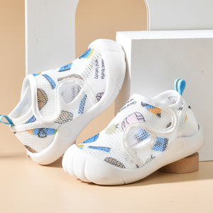 Chaussures pour bébé de 1 à 3 ans, semelle anti-dérapante, tissu en maille, chaussures pré-marche, chaussures décontractées pour bébés - Product Image 2
