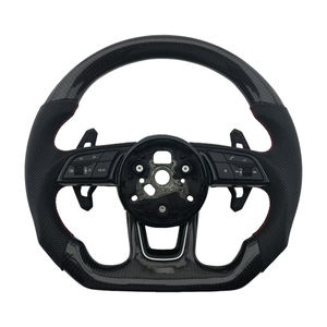 Volante Deportivo Popular de Fibra de Carbono y Alcántara para Modelos Audi A3 A4 A4L A5 A7L A8 Q5 Q7 B9 A6 R8 - Product Image 1