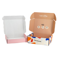 Boîtes personnalisées en carton ondulé, durables, esthétiques, colorées, de qualité supérieure, écologiques, emballages personnalisés