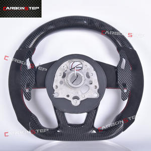 Volant en Fiber de carbone pour <span class=keywords><strong>Audi</strong></span> <span class=keywords><strong>RS4</strong></span> A4 8J B6 4F S8 D4 S4 B8.5 RS3 8V A6 C6 4F TT <span class=keywords><strong>MK1</strong></span> - Product Image 6