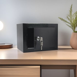 Safe Key-Operated Mini Steel Anti-Theft Safe <b>Box</b> 17x23x17cm for Private Household HYYSAFE HYY17 in Stock - Product Image 2
