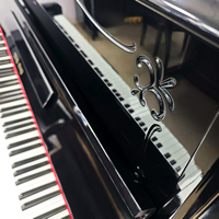 Young Chang U121 Black Vertical Piano With Slow Fall Keyboard Balanced Tone Suitable for Family and Studio Use