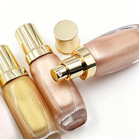 Nouveauté : Spray illuminateur corporel scintillant, illuminateur liquide pour le visage, maquillage vegan de haute qualité pour femme