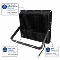 Projecteurs LED Haute Puissance 200W Extérieurs Étanches IP66 pour Éclairage de Rue, de Terrains de Sport, d'Entrepôts et de Bâtiments
