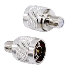 Adaptador conversor de cobre puro, plug macho para fêmea f, conector rf