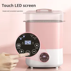 جهاز متعدد الوظائف للتعقيم والتجفيف بدرجة حرارة ثابتة 3 في 1 بقوة 600 واط وجهد 220 فولت مصنوع من البولي بروبيلين والفولاذ المقاوم للصدأ بقابس أوروبي للأطفال - Product Image 4