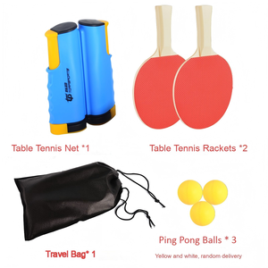 Ensemble <span class=keywords><strong>de</strong></span> raquettes <span class=keywords><strong>de</strong></span> <span class=keywords><strong>ping</strong></span>-<span class=keywords><strong>pong</strong></span> en gros avec filet rétractable, raquettes <span class=keywords><strong>de</strong></span> tennis <span class=keywords><strong>de</strong></span> <span class=keywords><strong>table</strong></span>, balles, <span class=keywords><strong>kit</strong></span> <span class=keywords><strong>de</strong></span> tennis <span class=keywords><strong>de</strong></span> <span class=keywords><strong>table</strong></span> portable avec livraison rapide - Product Image 2