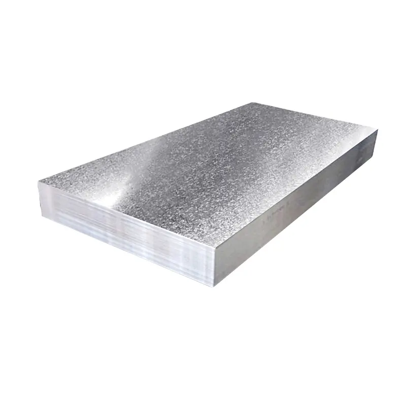 Precio de fábrica dx51d GI Placa de chapa de acero Chapa de acero galvanizado Aleación de zinc de magnesio Recubierto metálico Gal